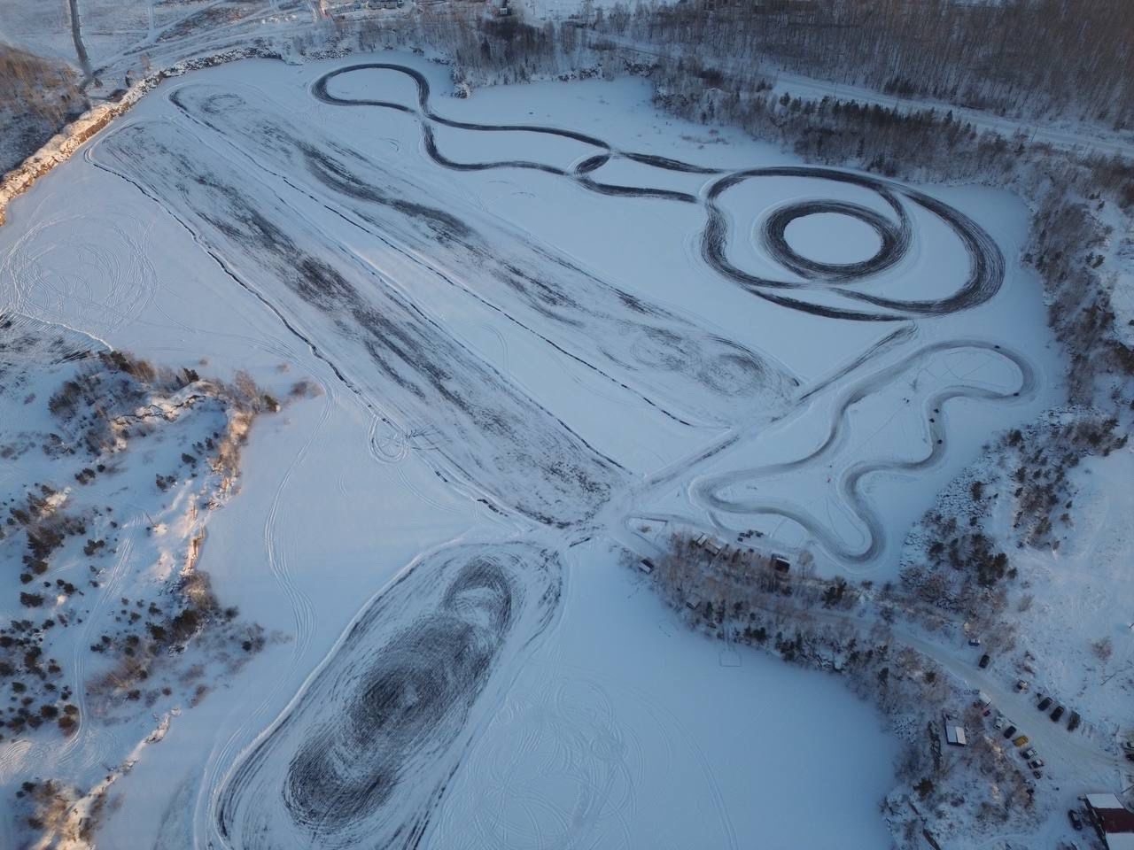 Зимнее дрифт-такси в Челябинске
