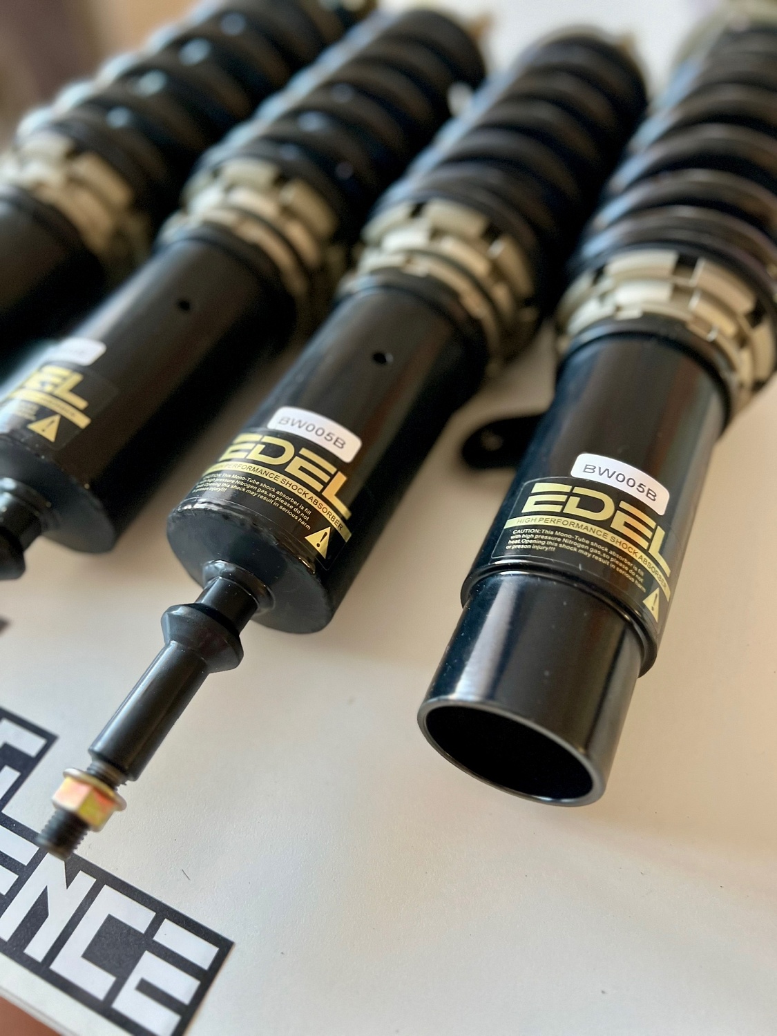 Койловеры Edel на BMW E90 E92 E91 E82 амортизаторы