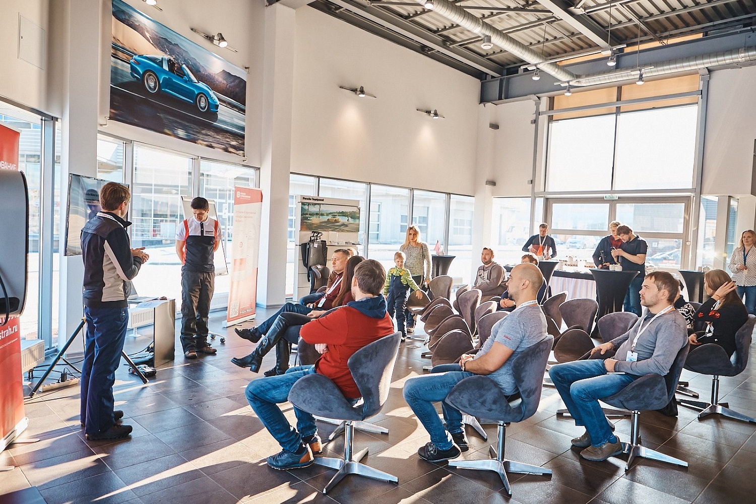 Зимний тренинг для владельцев Porsche Winter Ice Training 2018